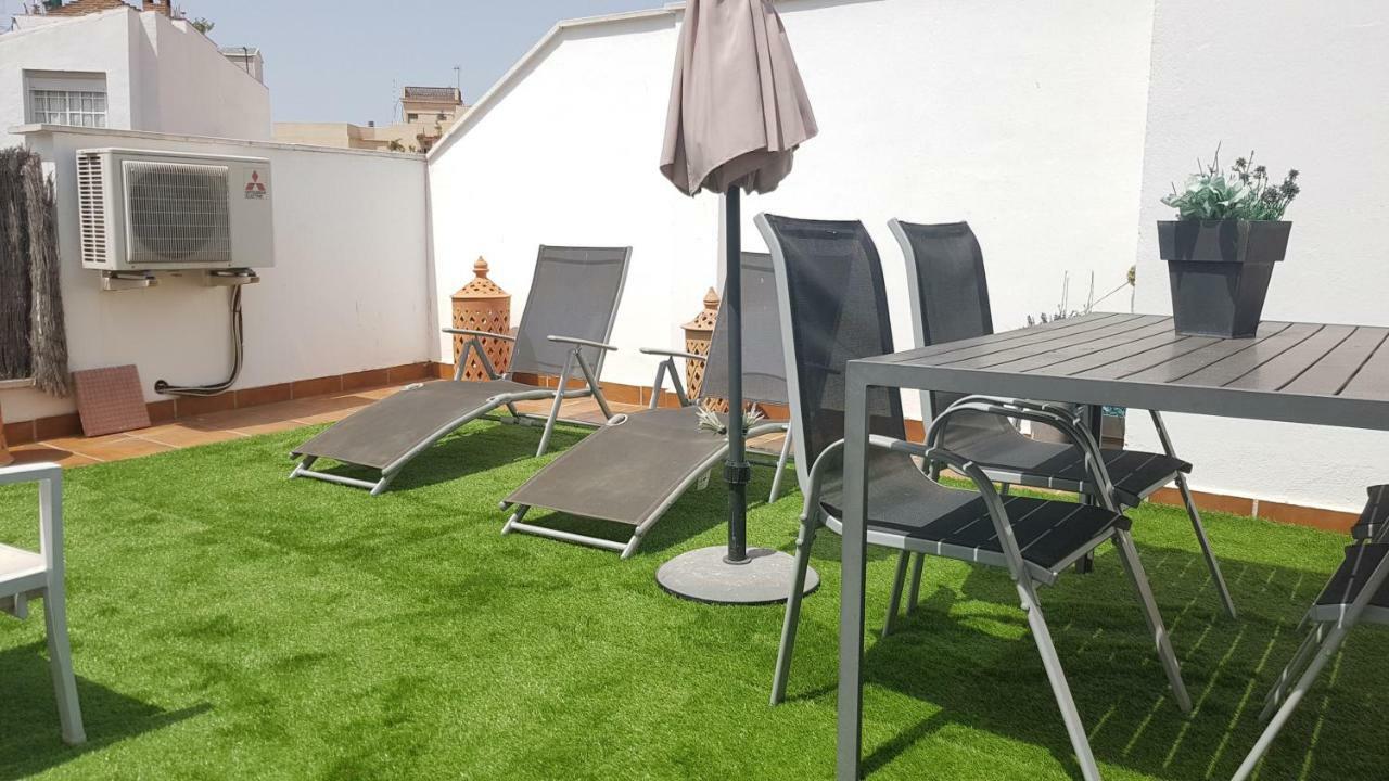 Apartamento Malaga Centro Terraza Exterior foto